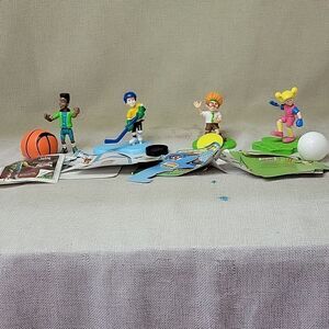 1994 BURGER KING KIDS CLUB SPORTS ALL-STAR ACTION FIGURES LOT OF 4